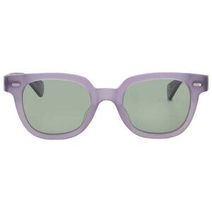 New Garrett Leight GLCO x JOSH PESKOWITZ SUN Green Square Men's Sunglasses 2146